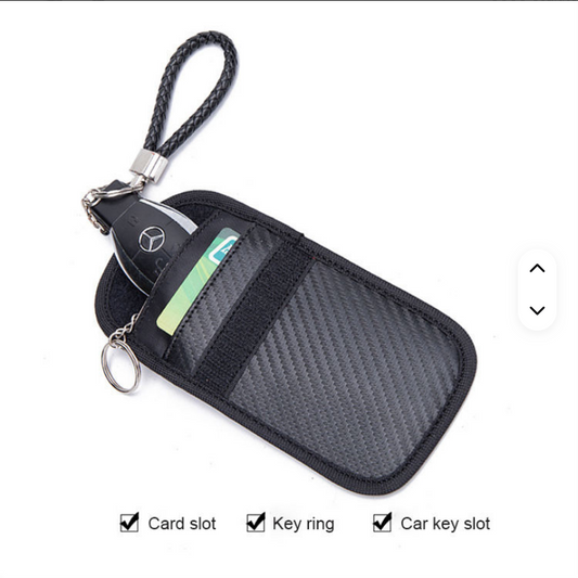 Carbon Fiber Faraday Key Pouch