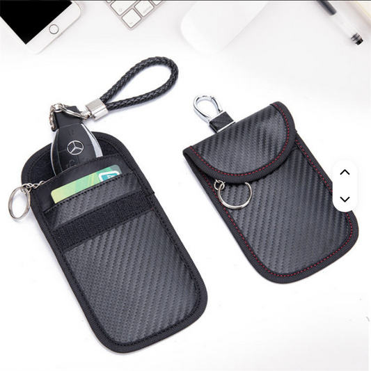 Carbon Fiber Faraday Key Pouch